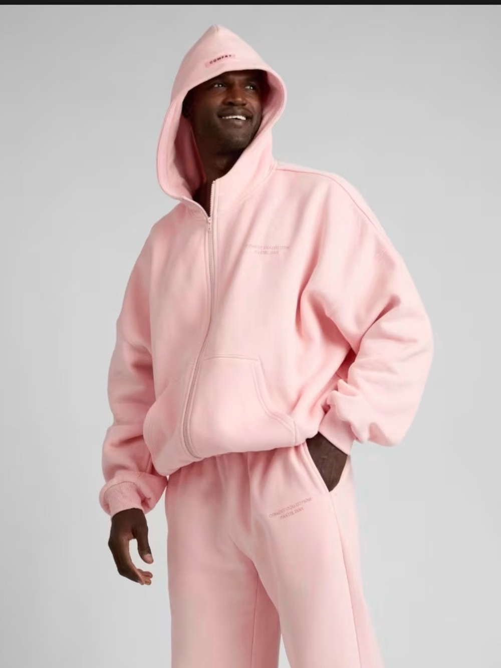 COMFRT Pastel Zip Hoodie Bubblegum XL - Picture 8 of 8